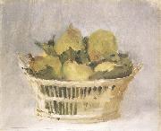 Edouard Manet Corbeille de poires (mk40) oil